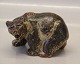 Royal Copenhagen Art Pottery RC 20179 Small Bear Knud Kyhn  8 x 12 cm, Knud 
Kyhn, November 1928