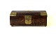 Box, root veneered with brass coatings