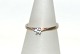 Princess Ring with white stones, 8 Karat.
Size: 55
