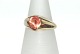 Large gold ring with Orange stones, 8 Karat
Size: 54