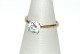 Princess ring in 9 karat gold.
Size: 54