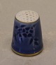 B&G porcelain Blue Christmas Rose B&G 9578 Thimble Christmas Rose with gold 2.5 
cm