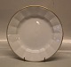 Palace 8550-1535 Luncheon plate 22.5 cm /  8.75" (621) Royal Copenhagen White 
Angular pattern with double trim lines - Palads