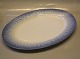 Blue Flower embossed Royal Copenhagen 2517-13010 Oval platter 41.5 cm
