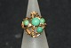Gold ring, 14 karat gold
Size: 48