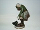 Bing & Grondahl Overglaze FigurineMan loses hit hat