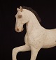 Large rocking horse, wood. Sweden circa 1880. H: 86cm. L: 138cm