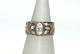 Gold ring with Zircons 8 karat gold
Size 54