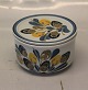 Aluminia 953-3769 RC Faience lidded bowl 6.5 x 10.5 Ellen Malmer