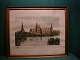 Leo Houlberg etching Frederiksborg Castle at Hillerod