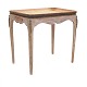 A Gustavian 18th century tray top table. Sweden circa 1780. H: 74cm. Tray top: 
77x53cm