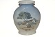 Royal Copenhagen vaseMotif landscape with cowsSOLD