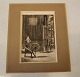 # 26. 1889 ” The Atelier”  Printed in an edition of 5. Plate measure  22.2 x 
15.4 cm Frans Schwartz 1850-1917