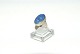 Elegant silver ring with lapisStr 57Sold
