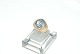 Elegant ladies with light blue stone in 14 carat gold
Size 54