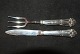 Fruit / Dessert cutlery French lily SilverKnife Length 17 cm.Fork Length 16 cm.