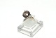 Ladies Ring with Smoke Topaz and Zirconia 8 Carat Gold
Size 59