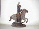 Very Rare and Large Dahl Jensen FigurineCowboy on Horse