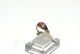 Ladies ring with red stones in 14 carat gold
Size 60