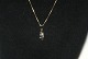 Elegant necklace with diamonds in 14 carat Gold
