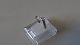 Lady ring with stone 9 carat white gold
Size 56