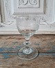 Karstens Antik 
presents: 
1800s wine 
glass 
Holmegaard 
Glasvoork. Wine 
glass on stem 
with button, 
decorated with 
...