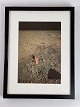 Det amerikanske flag / Old Glory plantet på månen i 1969 af Apollo 
11-astronauter  -  Vintage NASA farveoffsetfoto / fotoplakat / fotoprint fra et 
20. århundrede