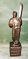 Bronce figur af norsk skiløber Thorleif Haug