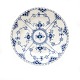 Musselmalet helblonde frokosttallerken 1086. Royal ...
