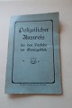 For samlere:
Identifikations-dokument for trafikanter i grænseområdet
"Polizeilicher Ausweis für den Verkehr im Grenzgebiet"
Fra 1800-tallet - ejeren var født id. 28. december 1859