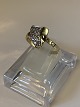 Gold ring with stone in 14 carat gold
Size 57