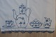 Parade piece
A beautiful old parade piece with handmade blue embroidery
96cm x 56cm
The antique, Danish linen and fustian is our speciality