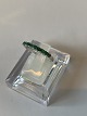 Alliancing ring in 14 karat white gold, with inlaid green Zavorites
Size 52