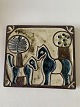 Søholm ReliefMotiv. To HesteNr. 4017     Høj 19,2 cm Bred 21,7 cmSOLGT