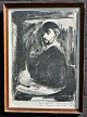 Knudsen, Børge 
L. (1911 - 
1994) Danmark: 
Selvportræt.