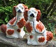 Kæmpe 
Staffordshire 
hunde, medio 
19. årh. 
England.