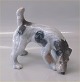 Kongelig Dansk Figur 3020 Foxterrier snusende 14 x 15 cm