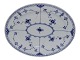 Antik K presents: Blue Fluted Half LacePlatter 30 cm. #532