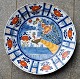 Polykromt 
dekoreret 
fajance fad, 
"Peacock", ...