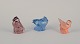 Paul Hoff for 
Kosta Boda / 
Svenskt Glas, 
three figurines 
...