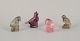 Paul Hoff for 
Kosta Boda / 
Svenskt Glas, 
fire figurer i 
...