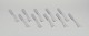 Horsens Silver. 
A set of ten 
knives in 830 
silver.