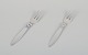 Georg Jensen 
Cactus. Two 
cake forks in 
sterling 
silver.