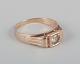 Danish 
goldsmith. 
14-karat gold 
ring.