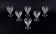 Baccarat, 
Frankrig, et 
sæt på seks Art 
Deco 
rødvinsglas ...