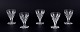 Baccarat, 
Frankrig, et 
sæt på fem Art 
Deco glas i 
klart ...