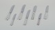 Cohr and other 
Danish 
silversmiths. 
Seven fruit 
knives ...