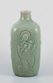 Jais Nielsen 
for Royal 
Copenhagen. 
Keramikvase i 
celadon ...