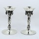 Antik 
Damgaard-
Lauritsen 
presents: 
Georg 
Jensen; Pair of 
grape 
candlesticks in 
sterling 
silver, design 
no. 263