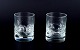 L'Art 
præsenterer: 
Holmegaard, 
to whiskyglas i 
klart 
kunstglas.
Tungt glas af 
høj kvalitet.